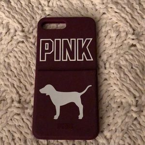 PINK phone case/card holder!